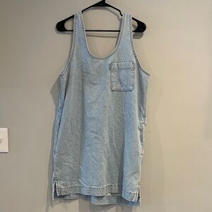 Universal Thread Light Blue Denim Sleeveless Dress